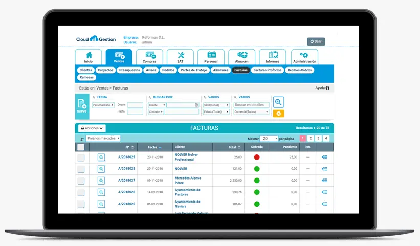 Sistema de Facturacion Online - En Oferta